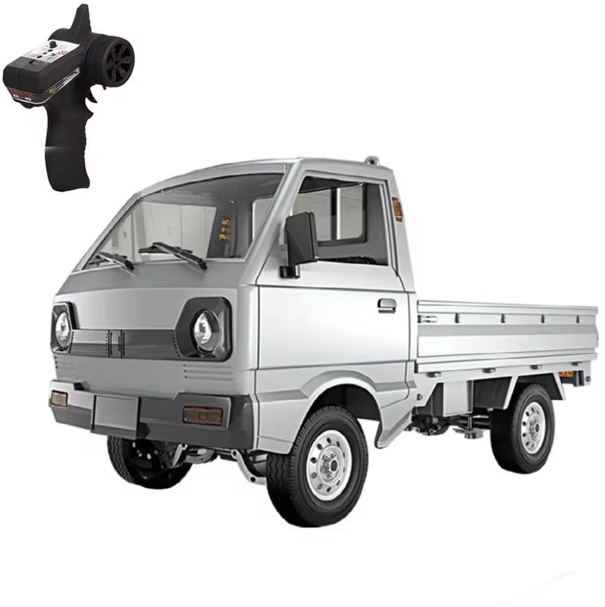 Радиоуправляемый бортовой грузовик серебристый WPL Suzuki Carry ST90 масштаб 1:10 - D-12