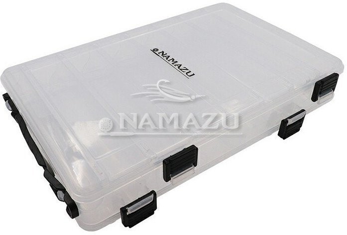 Коробка Namazu для воблеров двухсторонняя 14 отделений 27х19х5 см N-BOX26 (59277)