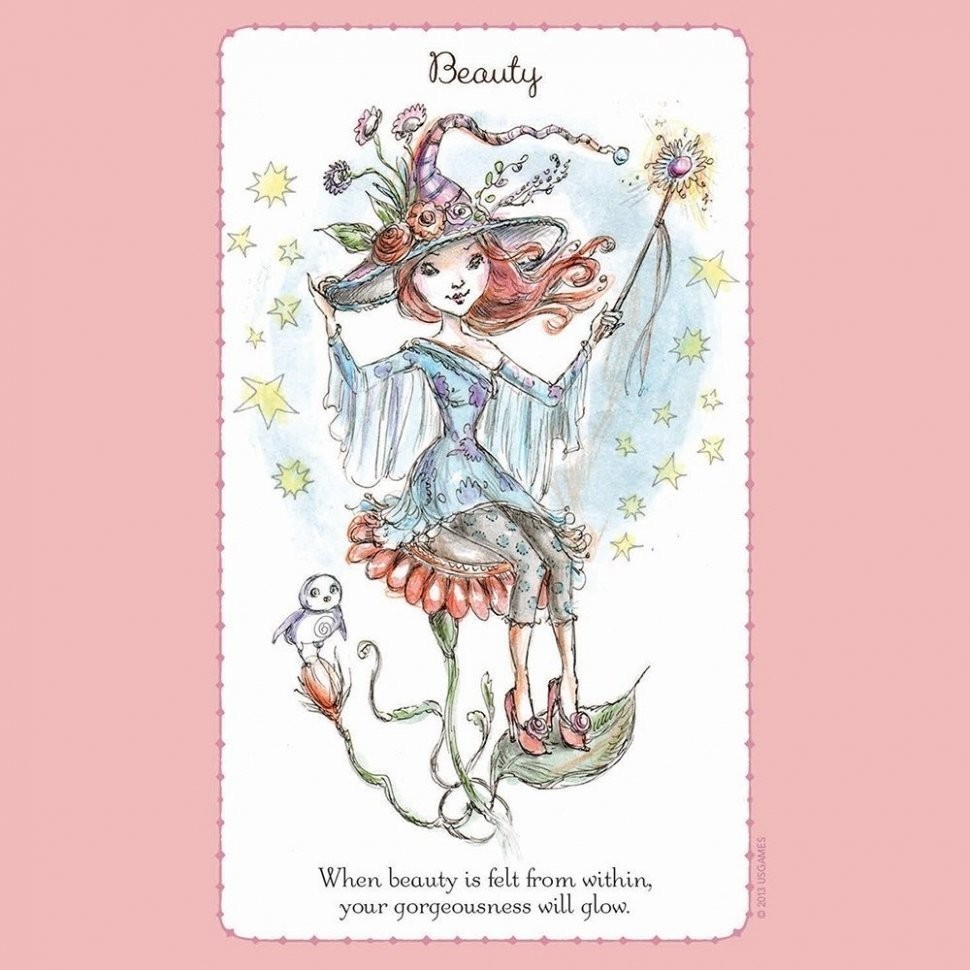 Карты Таро "Witchlings Deck  Book Set" US Games / Колода Ведьм и набор книг (46089)