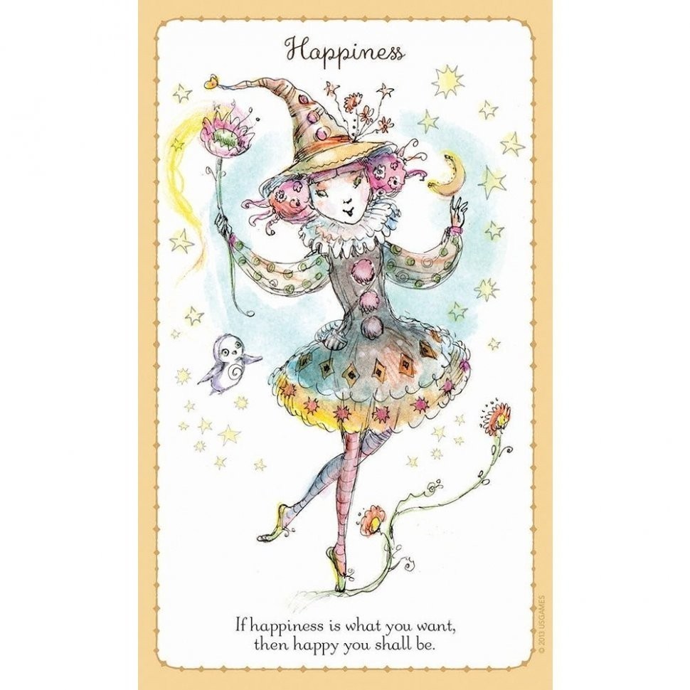 Карты Таро "Witchlings Deck  Book Set" US Games / Колода Ведьм и набор книг (46089)