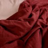 Пододеяльник изо льна бордового цвета essential, 200х200 см (63311)