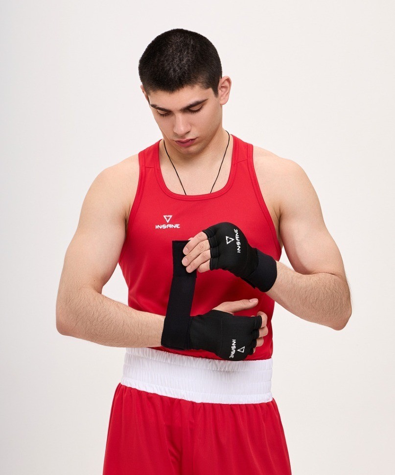 Перчатки внутренние для бокса DASH, полиэстер/спандекс, черный, S (2114225)