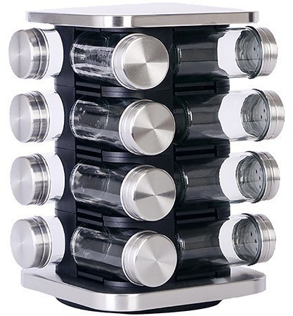 Набор для специй на подставке 16 баночек (24 специи внутри) MAYER BOCH (40579)