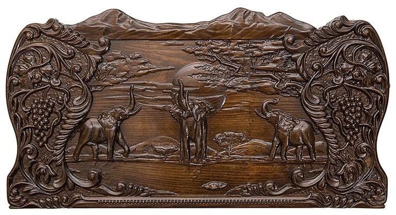 Нарды резные "Слоны в Африке", Ustyan (28727)