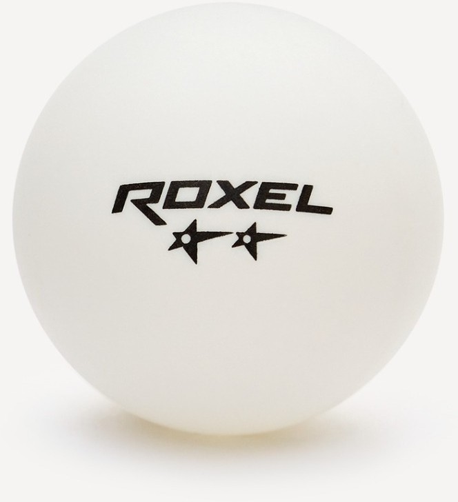 Мяч для настольного тенниса Roxel 2* Swift, белый, 6 шт. (610662)