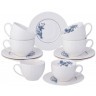 Чайный набор lefard "royal blue" на 6 пер. 12 пр. 270 мл (425-101)
