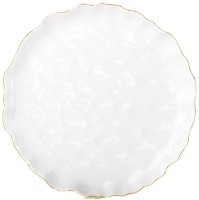 Набор тарелок обеденных lefard "charm" 2 шт., 26,5*3 см (с золотой линией) (779-363)