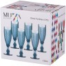 Набор бокалов для шампанского "гранат" из 6шт. серия "muza color" 150мл. / в=20 см Lefard (781-215)