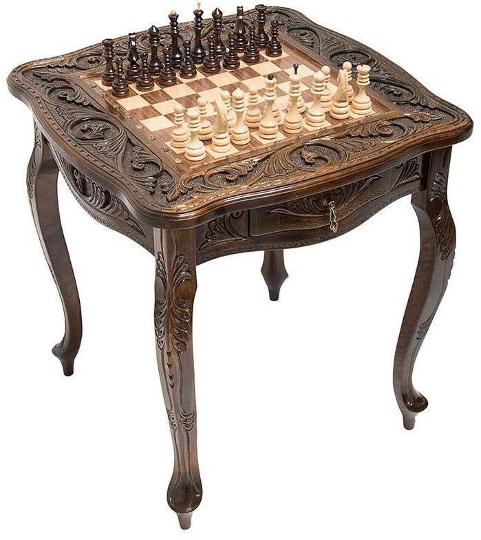 Стол ломберный шахматный, Haleyan (32145)