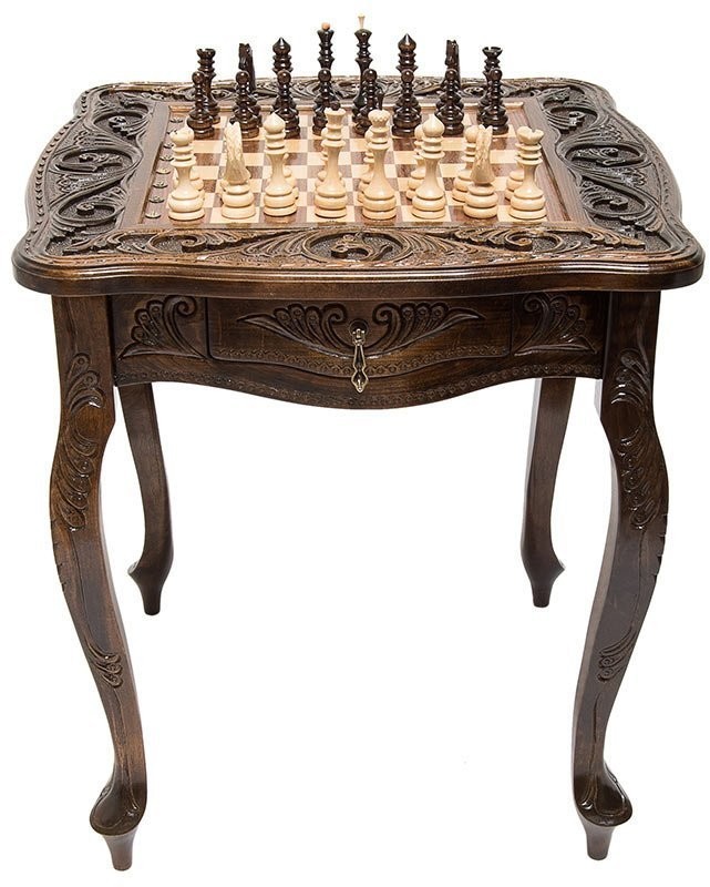 Стол ломберный шахматный, Haleyan (32145)