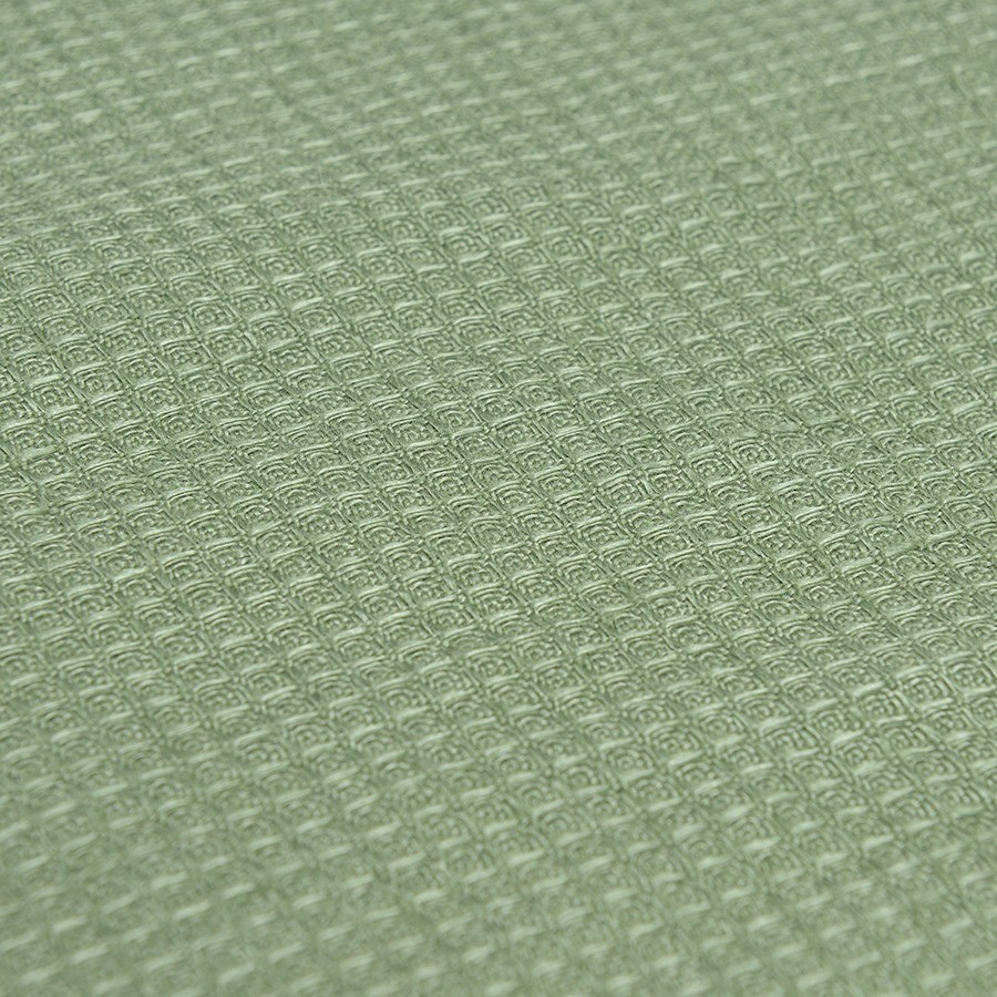 Набор из двух вафельных полотенец изо льна цвета шалфея из коллекции essential, 50х70 см (75109)