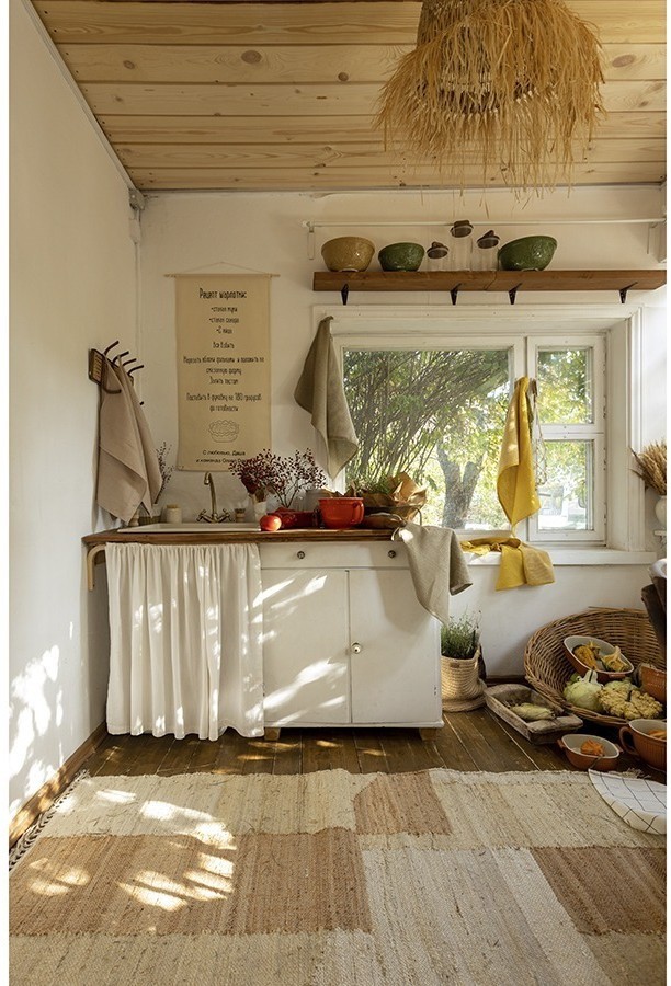 Набор из двух вафельных полотенец изо льна цвета шалфея из коллекции essential, 50х70 см (75109)