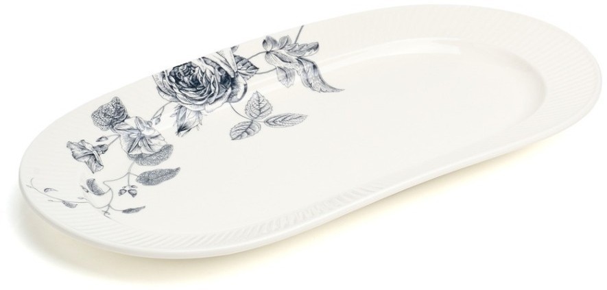 Блюдо овальное lefard "blue garden" 35,5*19*2,5 см (191-350)