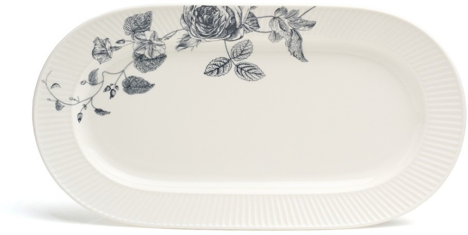 Блюдо овальное lefard "blue garden" 35,5*19*2,5 см (191-350)