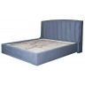 Кровать Odry c подъем.мех. шенилл синий Natur Sin 206*220*120 (TT-00016525)