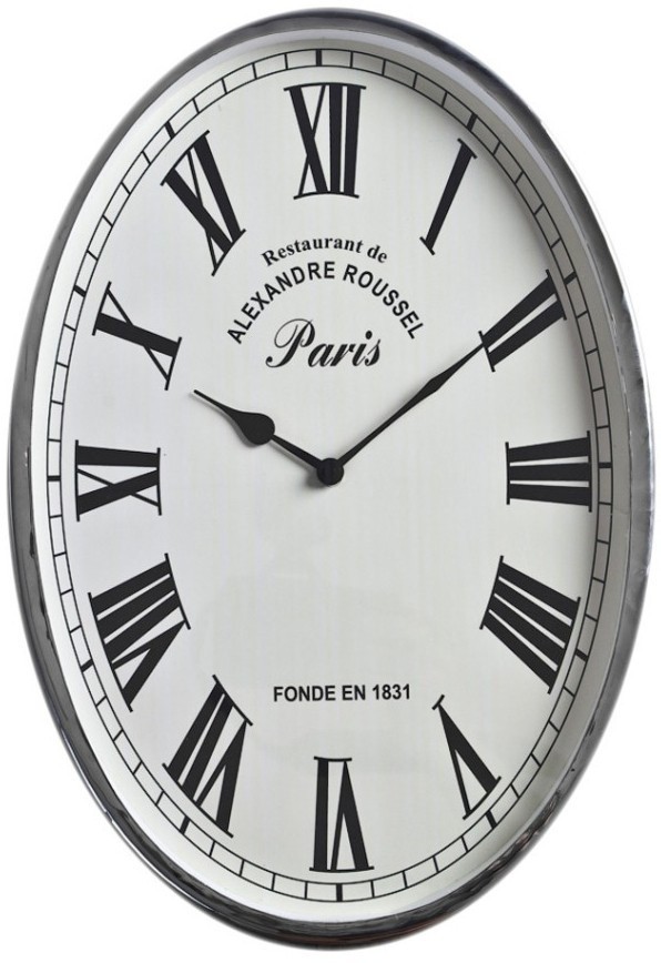 Часы 47-325-46, металл, стекло, chrom, ROOMERS FURNITURE