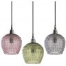 Светильник подвесной каскадный aurora, 65х18 см, сливовый/зеленый/серый (76563)