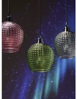 Светильник подвесной каскадный aurora, 65х18 см, сливовый/зеленый/серый (76563)