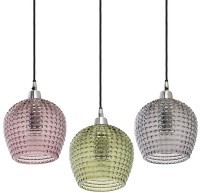 Светильник подвесной каскадный aurora, 65х18 см, сливовый/зеленый/серый (76563)