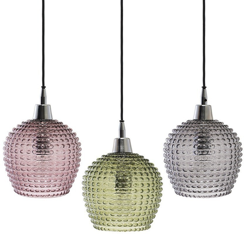 Светильник подвесной каскадный aurora, 65х18 см, сливовый/зеленый/серый (76563)