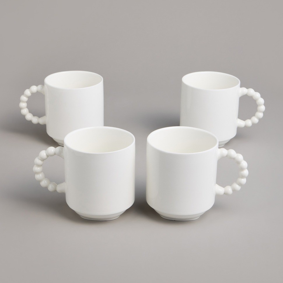 Набор кружек lefard "pearl" 4 шт. 300 мл (761-166)