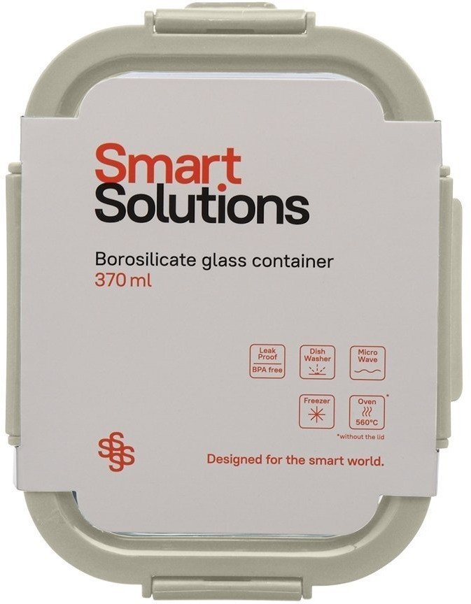 Контейнер для запекания и хранения smart solutions, 370 мл, светло-бежевый (71122)