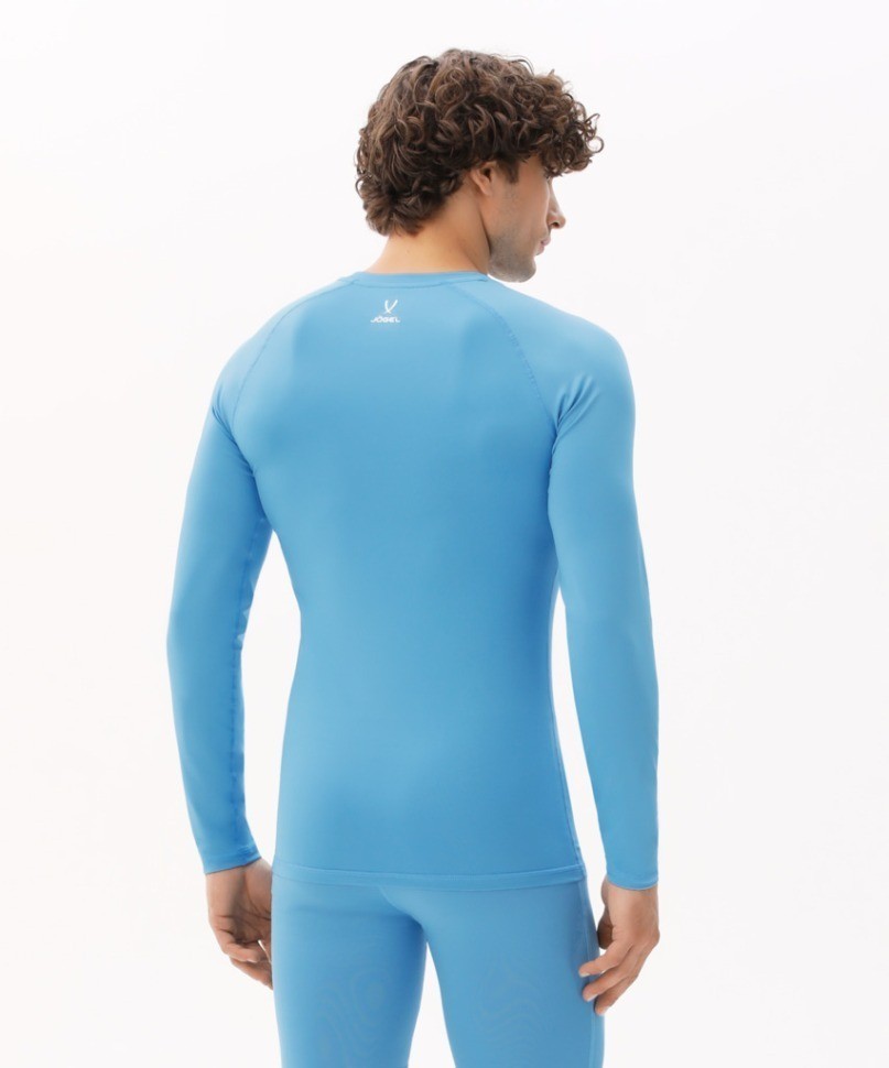 Футболка компрессионная с длинным рукавом JOGEL PerFormDRY Baselayer LS Tee, голубой (2117532)