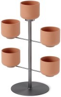 Подставка для растений terrapotta, titanium, 5 горшков (71412)