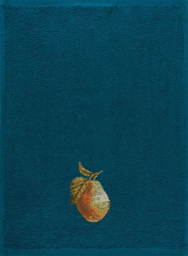 Полотенце махровое 40х70см,"груша"100%хлопок, бирюза SANTALINO (850-600-47)