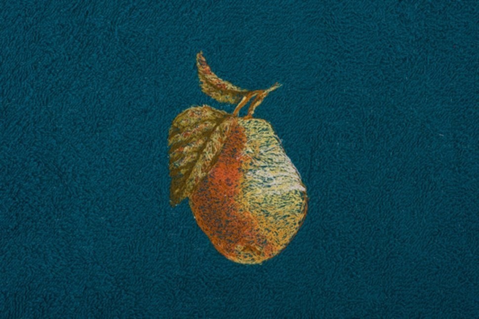 Полотенце махровое 40х70см,"груша"100%хлопок, бирюза SANTALINO (850-600-47)