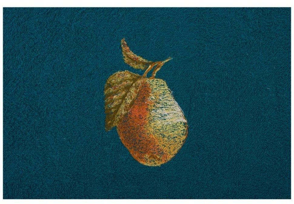 Полотенце махровое 40х70см,"груша"100%хлопок, бирюза SANTALINO (850-600-47)