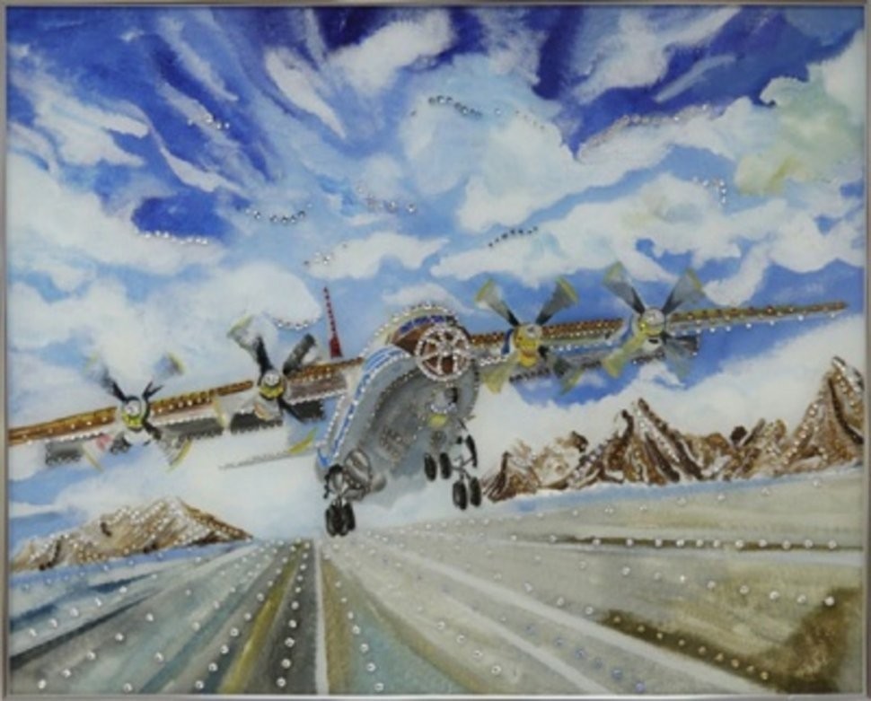 Картина АН-12 с кристаллами Swarovski (1775)