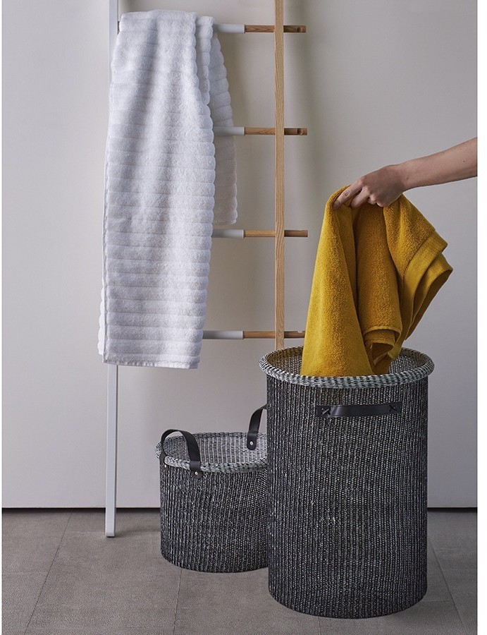 Корзина для хранения sustainable collection, D37х52 см, черная (77680)