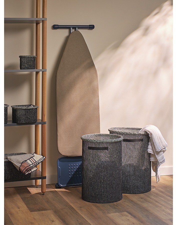 Корзина для хранения sustainable collection, D37х52 см, черная (77680)