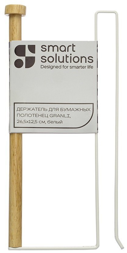 Держатель для бумажных полотенец granli, 26,5х12,5 см, белый (77262)