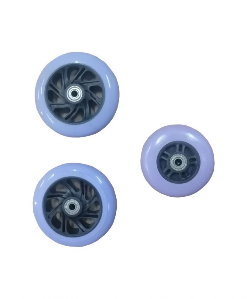 Набор колес для самоката 3D Robin, 120/90 мм, фиолетовый (778297)