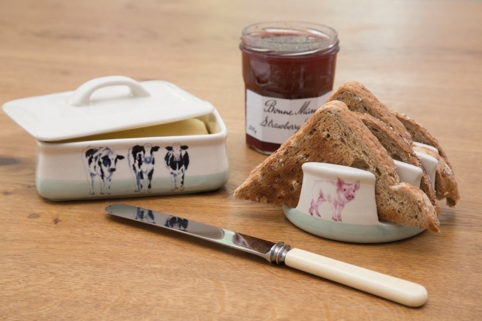 Kitchen Craft Масленка Apple Farm AFBUTTER