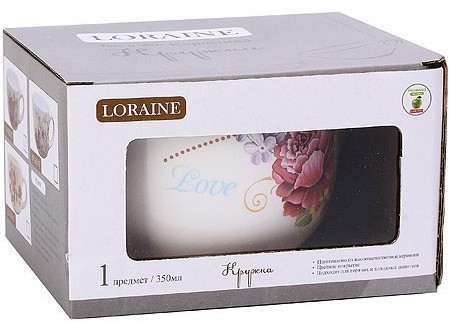 Кружка 350 мл Букет LORAINE (26225)