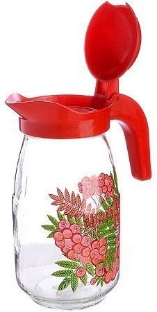 Кувшин 1,5л. 1шт."Рябинушка"(х9) " (1607-Д-4)