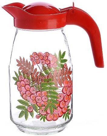 Кувшин 1,5л. 1шт."Рябинушка"(х9) " (1607-Д-4)