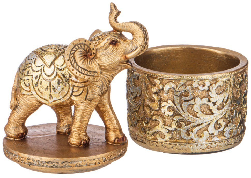 Фигурка декоративная "слон" 11х9,5х18см Lefard (146-1751)