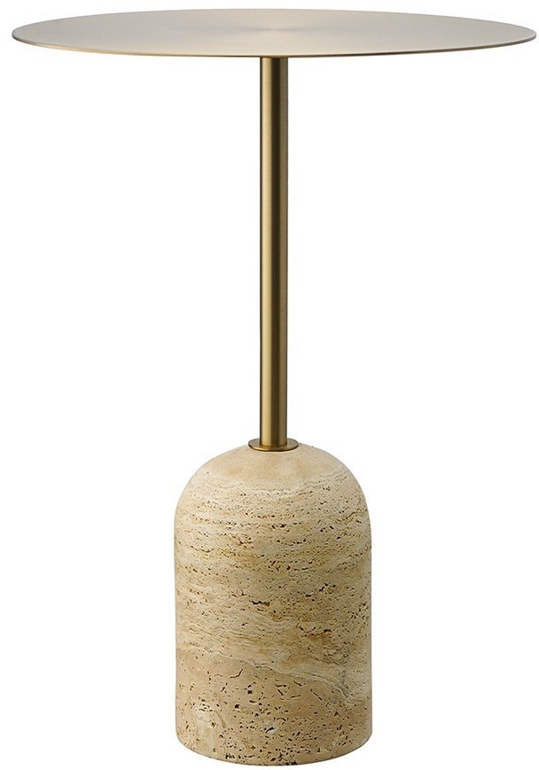 Столик кофейный gryd, D40 см, золотистый (75324)