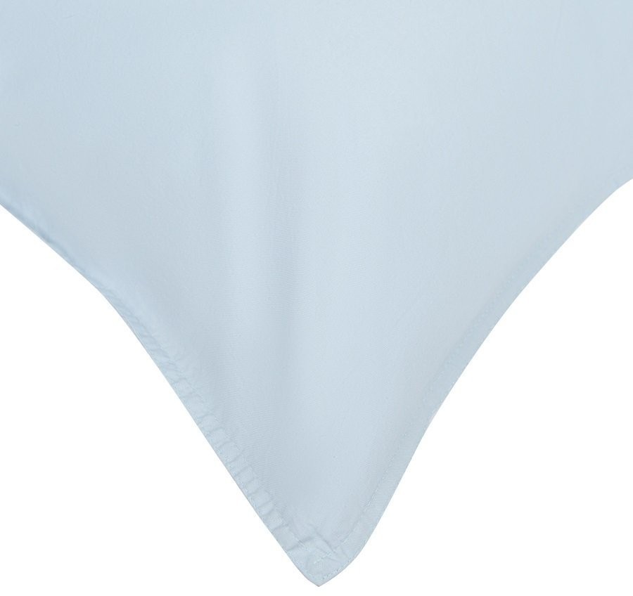 Набор из двух наволочек небесно-голубого цвета из органического стираного хлопка из коллекции essential, 50х70 см (69381)