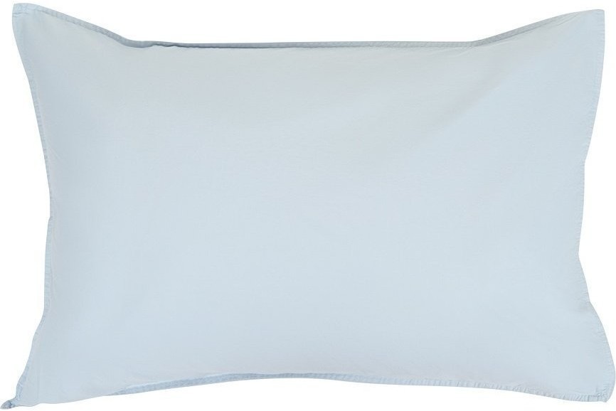 Набор из двух наволочек небесно-голубого цвета из органического стираного хлопка из коллекции essential, 50х70 см (69381)