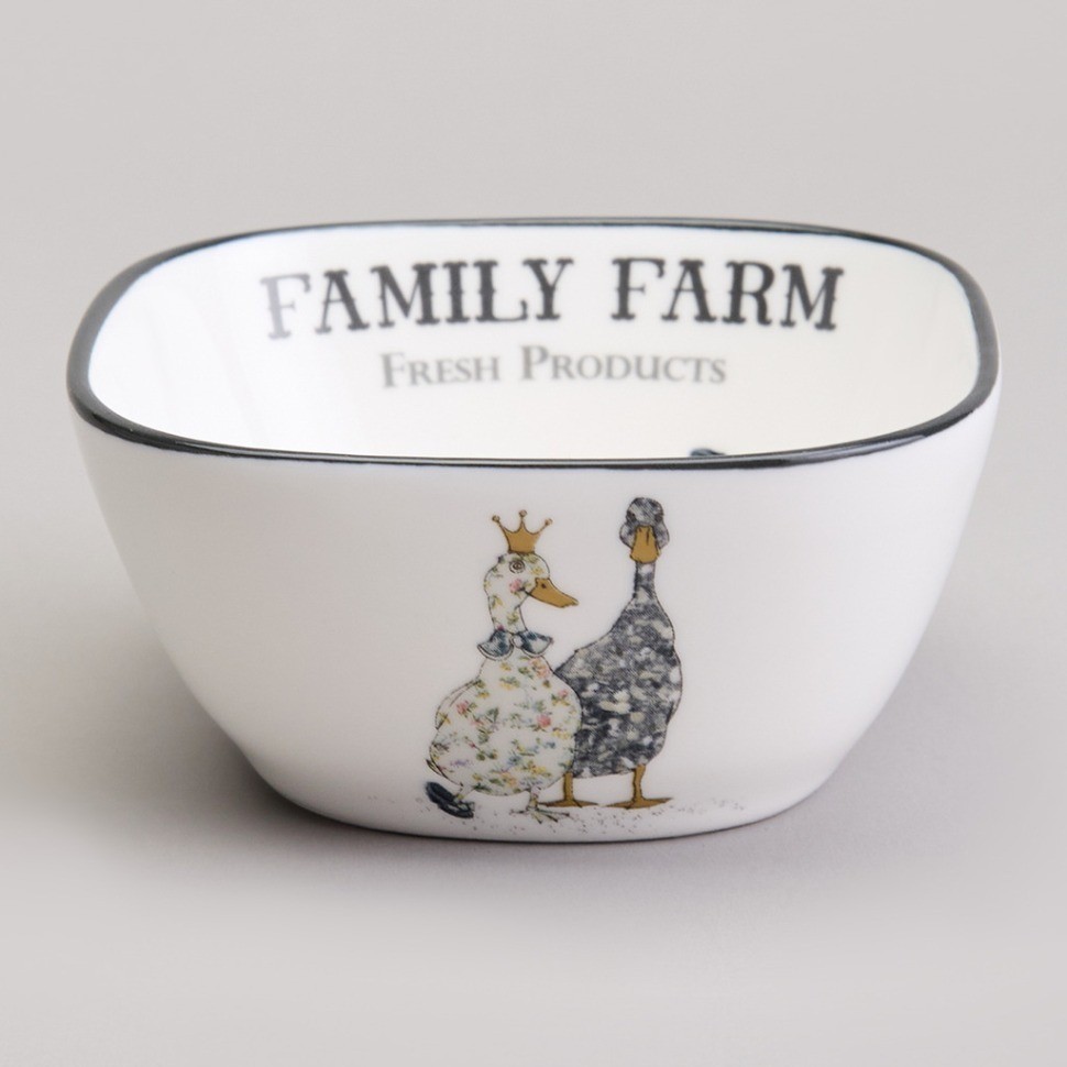 Набор салатников на дерев. подставке lefard "family farm" 5 пр. 30*19*6,7 см (263-1396)