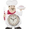 Часы настенные кварцевые "chef kitchen" 19*5*30 см.диаметр циферблата=10 см. Lefard (220-119)