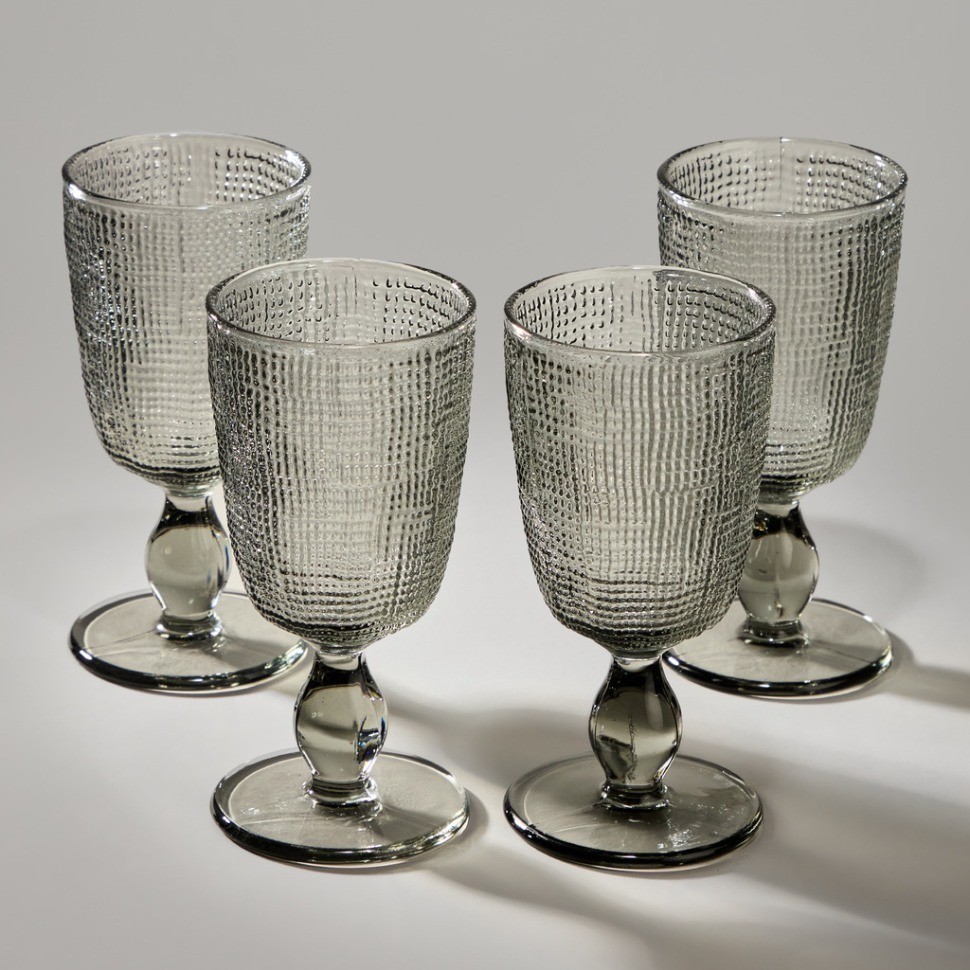 Набор бокалов "tempo" grey 4 шт./280 мл Lefard (355-383)