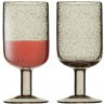 Набор бокалов для вина flowi, 410 мл, розовые, 2 шт. (74745)