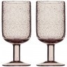 Набор бокалов для вина flowi, 410 мл, розовые, 2 шт. (74745)