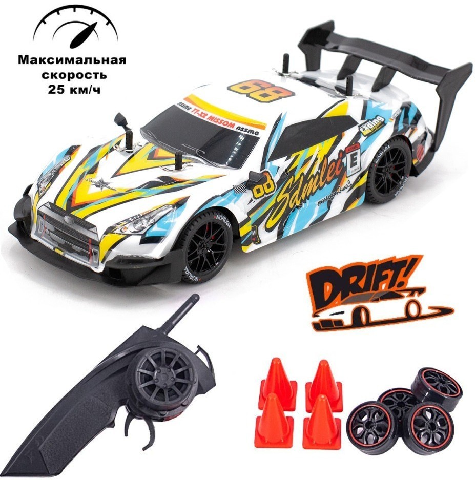 Радиоуправляемая машина для дрифта Nissan GTR R35 4WD 1:14 - RC-18E